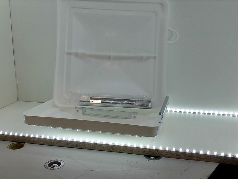 White Plastic Drip Pan for Laundry and Appliances