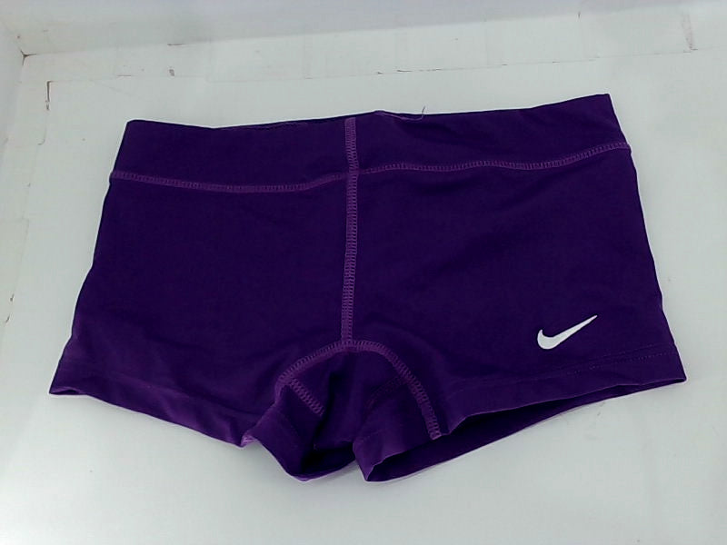 Nike Women's Purple Game Volleyball Stretch Shorts Size Large