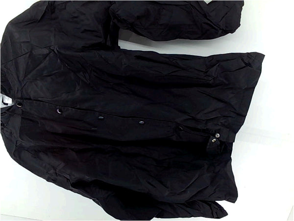 Augusta Mens 3102 Regular Button Up Rain Jacket Color Black Size X-Large