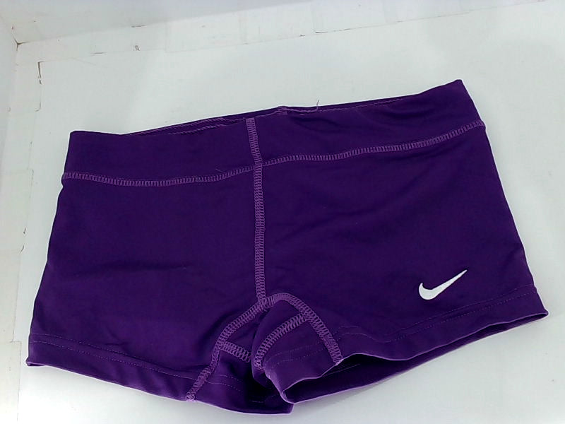 Nike Women's Purple Game Volleyball Stretch Shorts Size Large