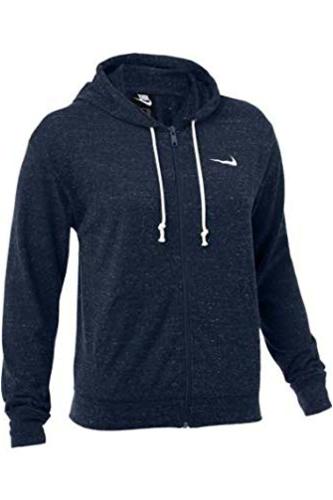 Nike Womens Sw Gym Vintage Full Zip Hoodie (Navy X-Small) Color Navy Size X-Small