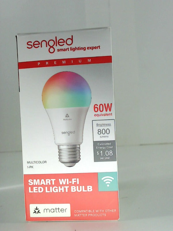 Sengled Led Smart Bulb A19 Multicolor Wi Fi 60w Alexa Compatible 800lm 1pack