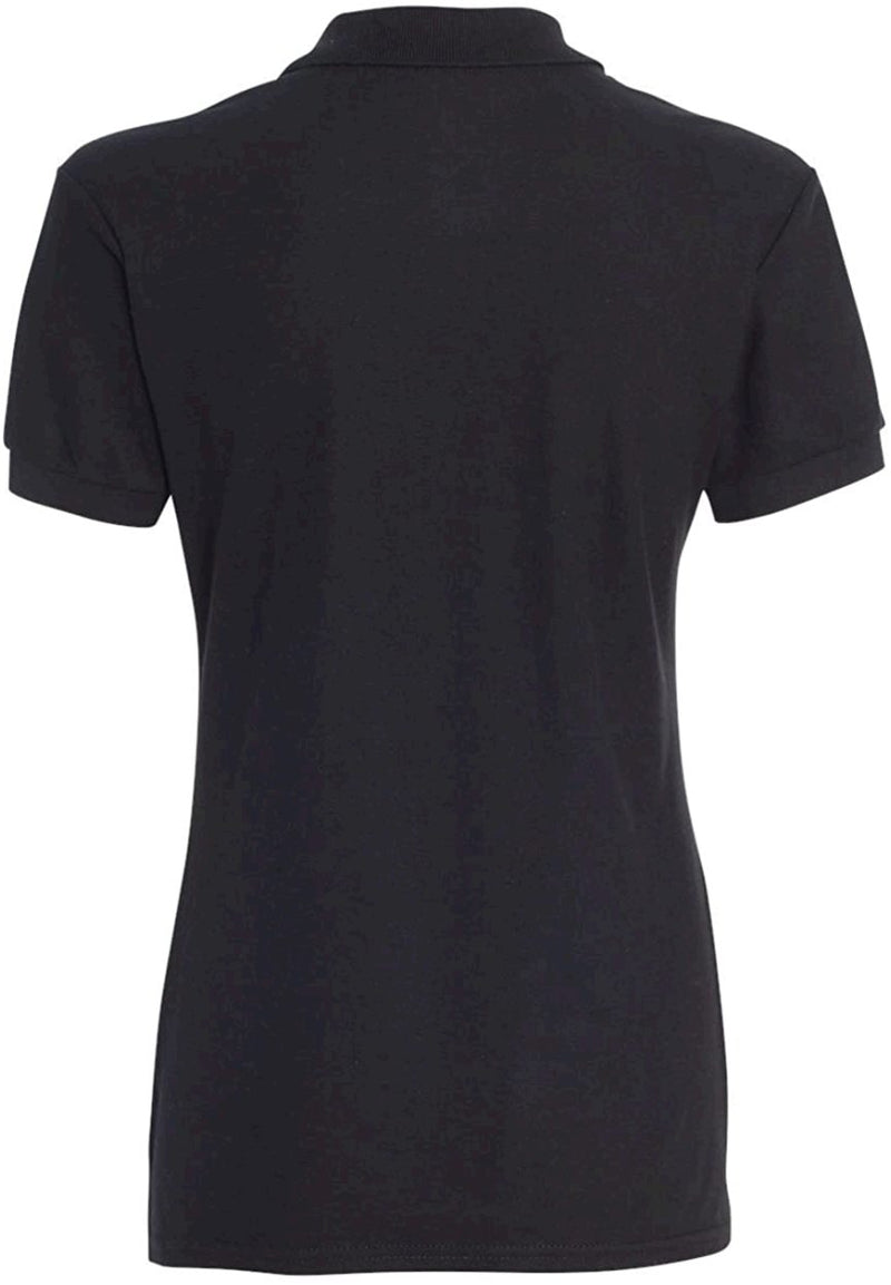 72800L Gildan DryBlend Women's Double Piqué Polo Color Black Size Medium