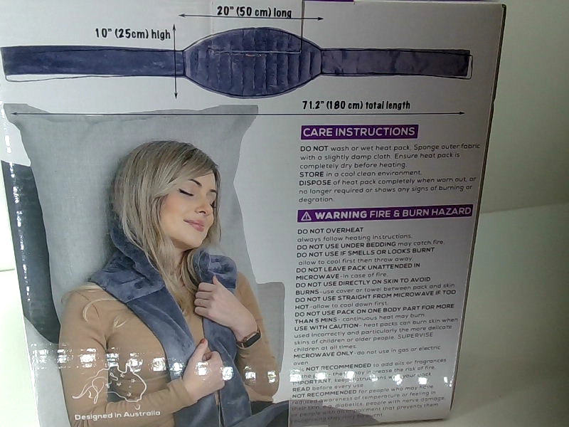 Microwavable Heat Pack Neck and Shoulder Wrap