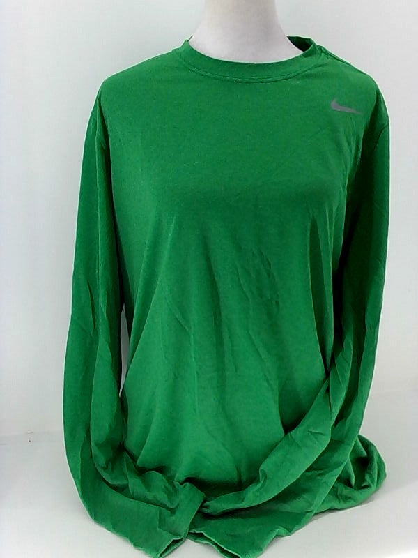 Nike Mens Team Legend Tee Shirt Regular T-Shirt Color Apple Green Size Medium