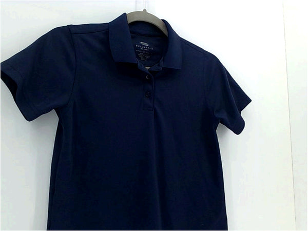 UltraClub Boys Regular Short Sleeve Polo Shirt Color Navy Blue Size Medium