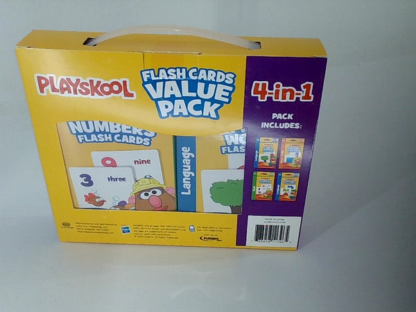 Playskool Flash Cards Value Pack - Alphabet/First Words/Shapes & Colors/Numbers Prek - k Color MultiColor Size 4-In-1 12 Pack Carton