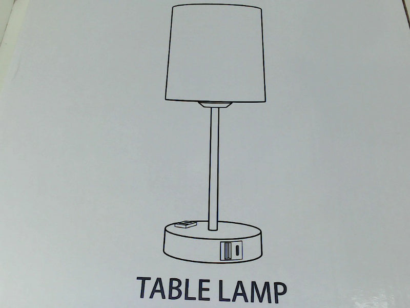 Modern Table Lamp Set with USB Port Set of 2