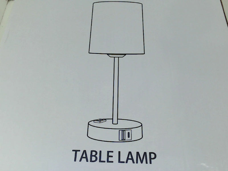 Modern Table Lamp Set with USB Port Set of 2