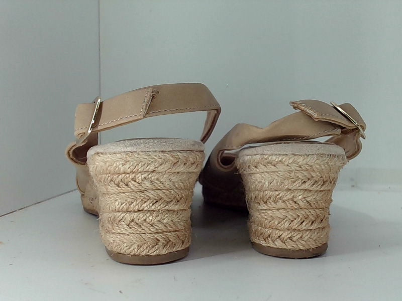 Tan Espadrille Slingback Sandals - Size 6.5