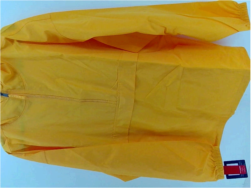 Champion Mens Jacket Regular Zipper Rain Jacket Color Yellow Size XXLarge