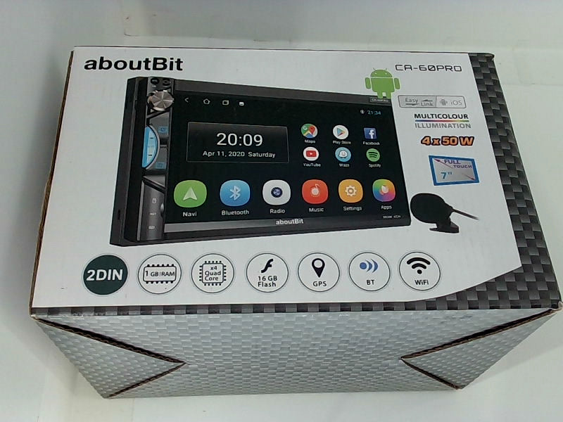 Aboutbit Android 9.0 2DIN Multimedia Car Stereo with 16GB Storage