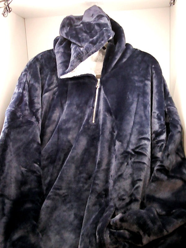Team Hardy Mens HOODIE Regular Zipper Fashion Hoodie Color Navy Blue Size 4X-Large