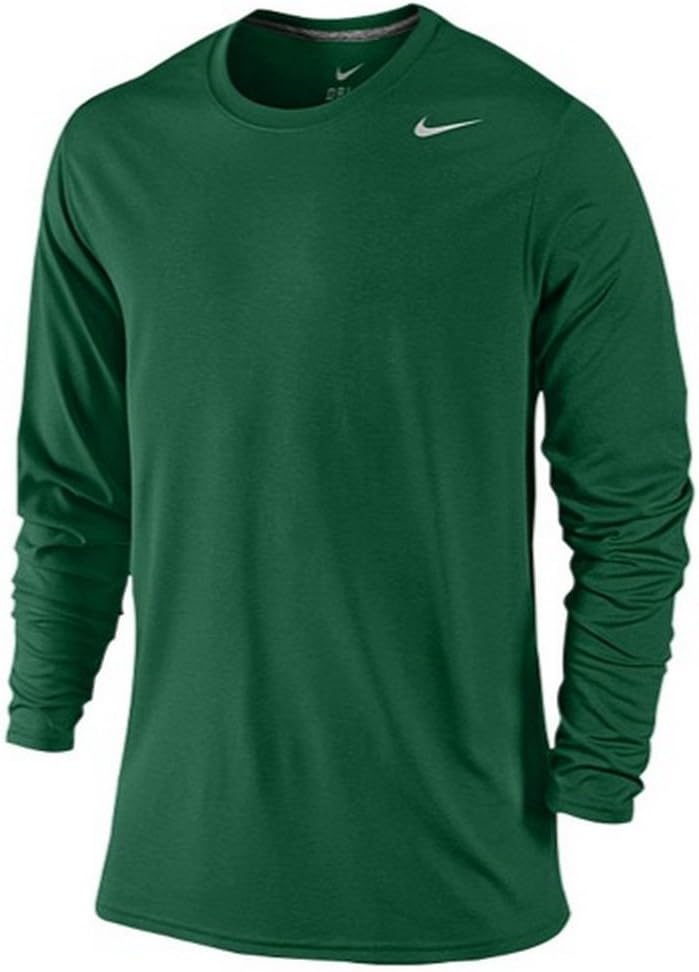 Nike Men's Legend 2.0 Long Sleeve Tee Color Green Size Medium