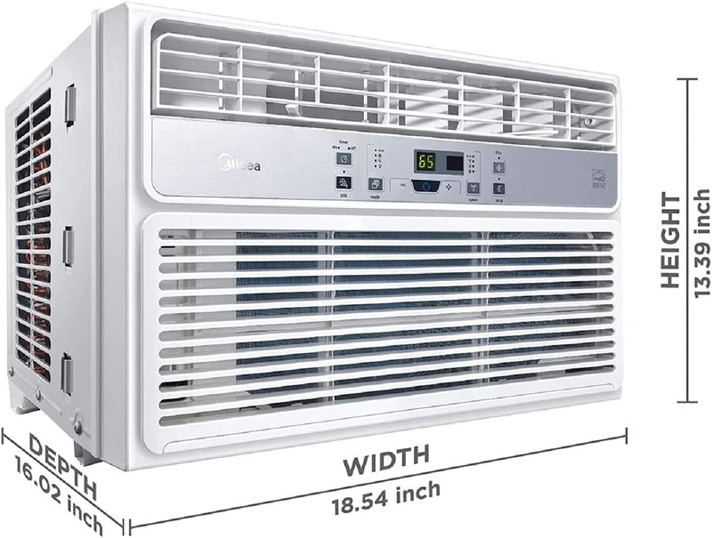 Midea 6000 BTU Window Air Conditioner with Dehumidifier and Fan