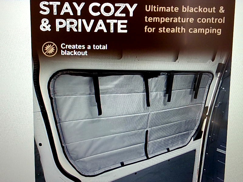 Insulated Van Window Cover 52''x31 Inch