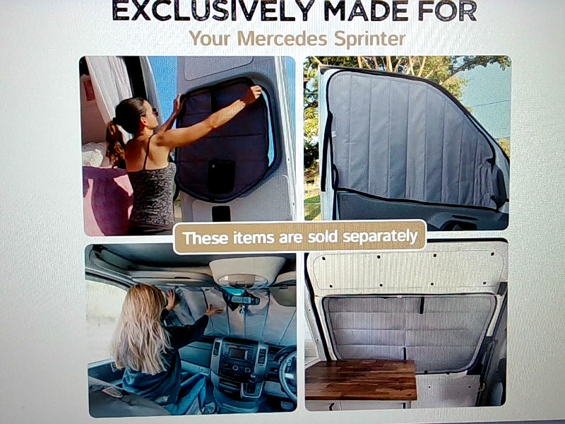 Insulated Van Window Cover 52''x31 Inch