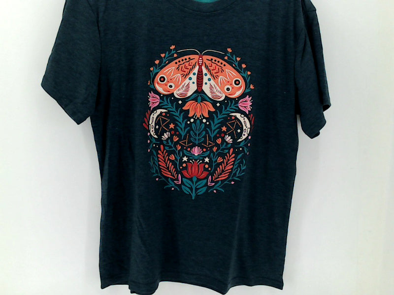 Boho Vintage Women's Loose Fit T-Shirt with Short Sleeves