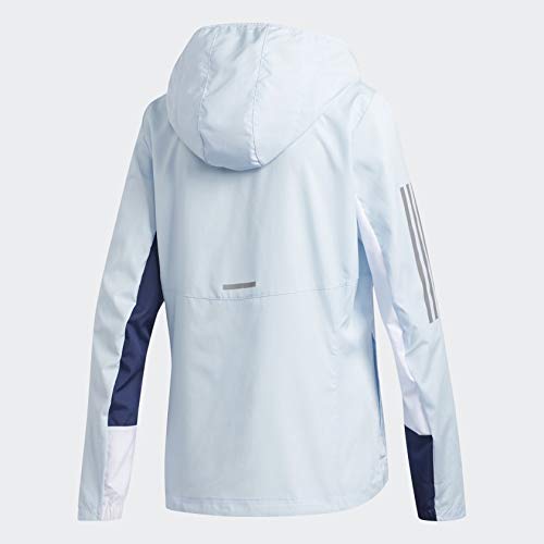 Adidas Women's Hooded Wind Jacket Blue XS