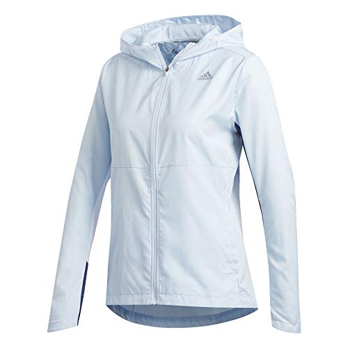 Adidas Women's Hooded Wind Jacket Blue XS