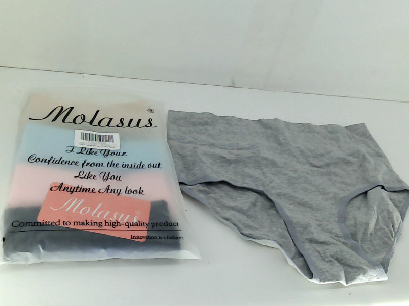 Molasus Women's Soft Cotton Underwear Briefs Medium 5 Pack