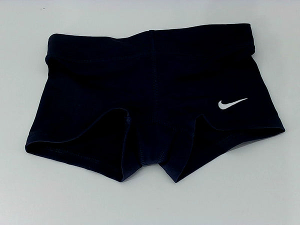 Nike Womens Volleyball Slim Fit Self Tie Shorts Color Navy Blue Size X-Small