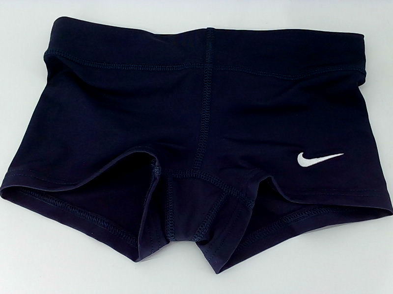 Nike Women's Slim Fit Volleyball Shorts Navy Blue X-Small