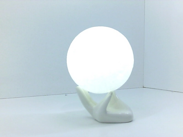 Mydethun Moon Lamp 3.5 Inch 3D Printed Lunar Lamp Moon Light White & Yellow