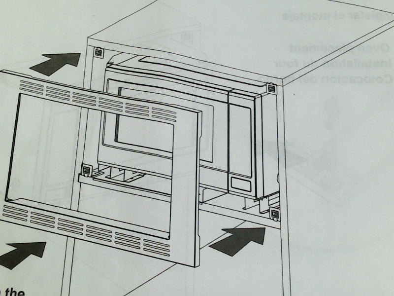 Panasonic Cabinet for Microwave Oven 27 Inch Trim Accessory