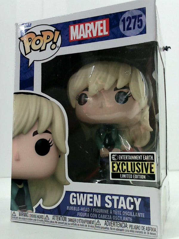 Funko Pop Spider Man Gwen Stacy 1275 Entertainment Earth Exclusive 4 Vinyl Figure