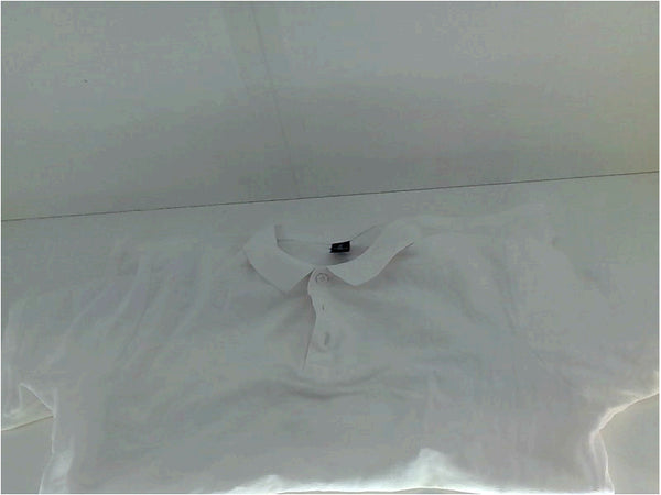 Gildan Mens Polo Short Sleeve Polo Shirt Color White Size Medium T-Shirt