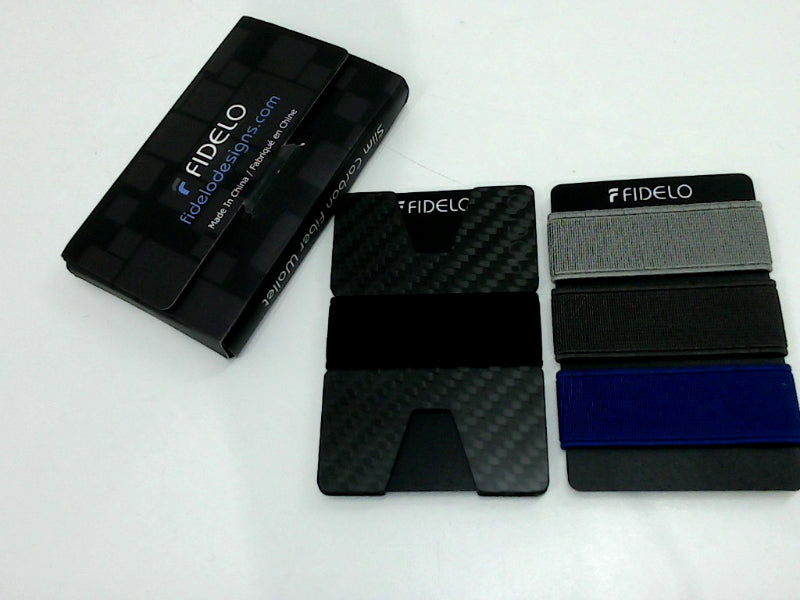 Fidelo Men's Slim Carbon Fiber Wallet - No Size