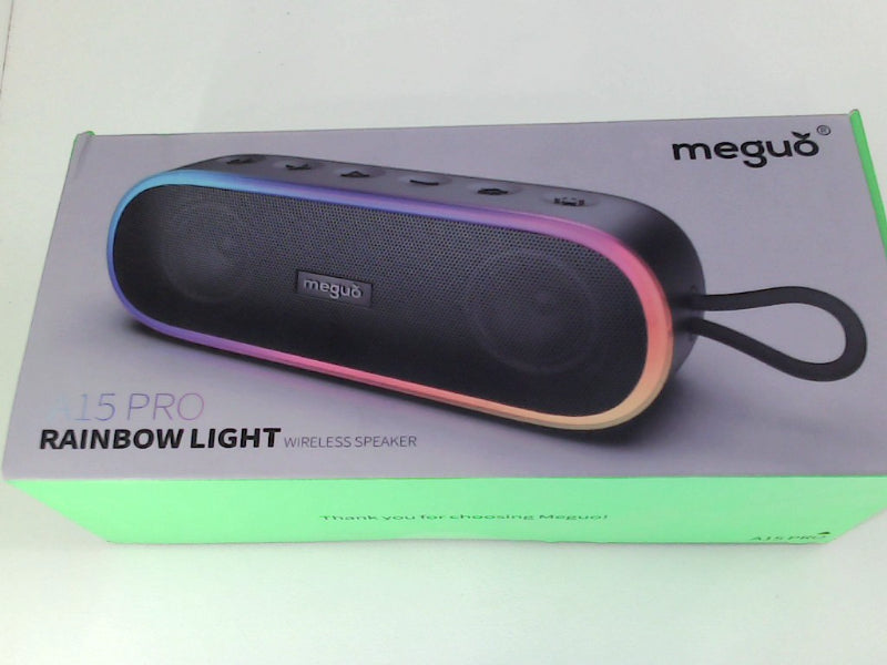 Meguo A15 Pro Bluetooth Wireless Speaker with Rainbow Light