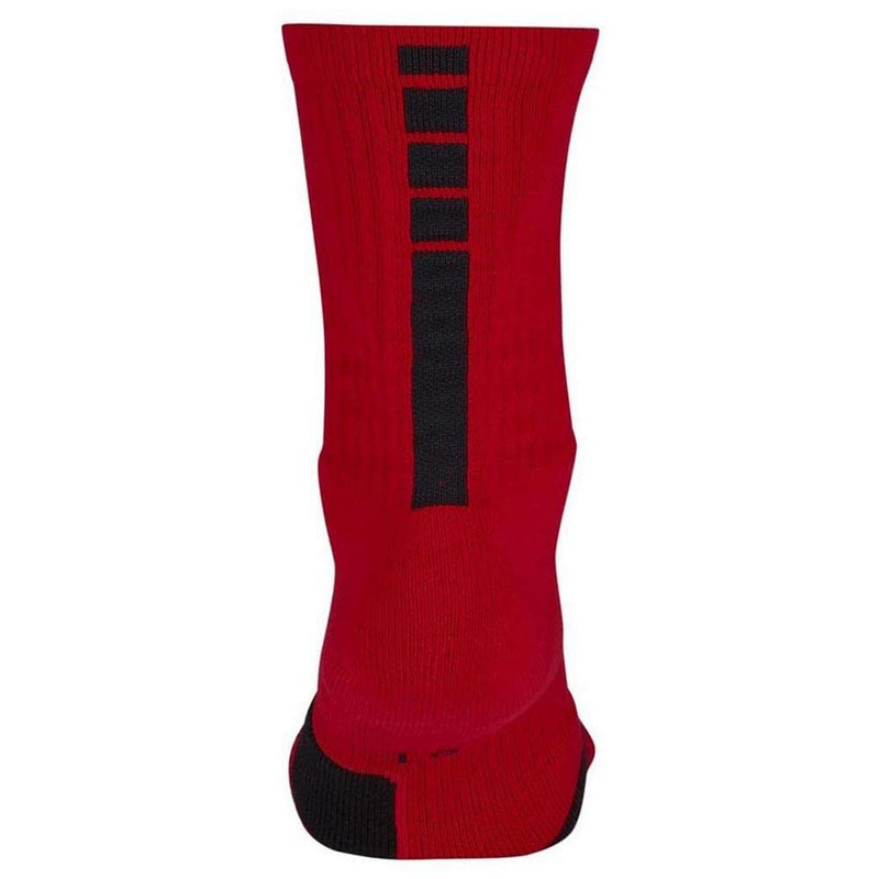 Nike Elite Crew Sock - University Red/Black, Small