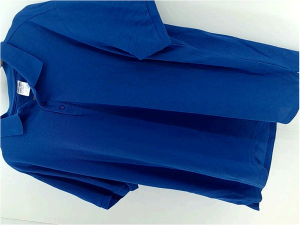 Jerzees Mens Short Sleeve Polo Shirt Color Blue Size 3XLarge