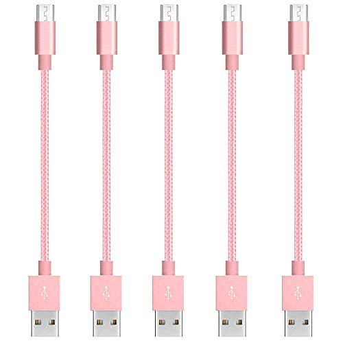 Micro Usb Fast Charging Braided Cable Durable Cord Sync For Android Cell Phones