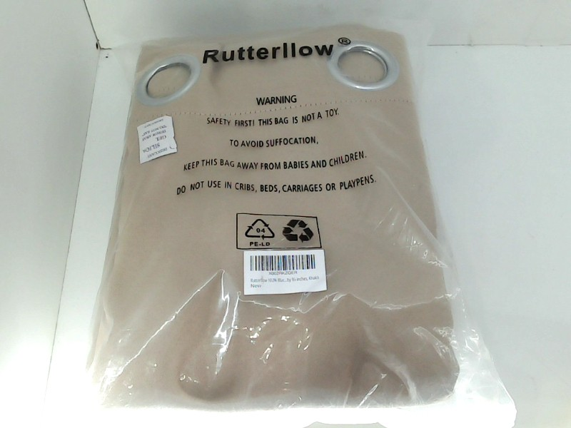 Rutterllow Blackout Curtains Thermal Darkening 2 panels 42 x 84