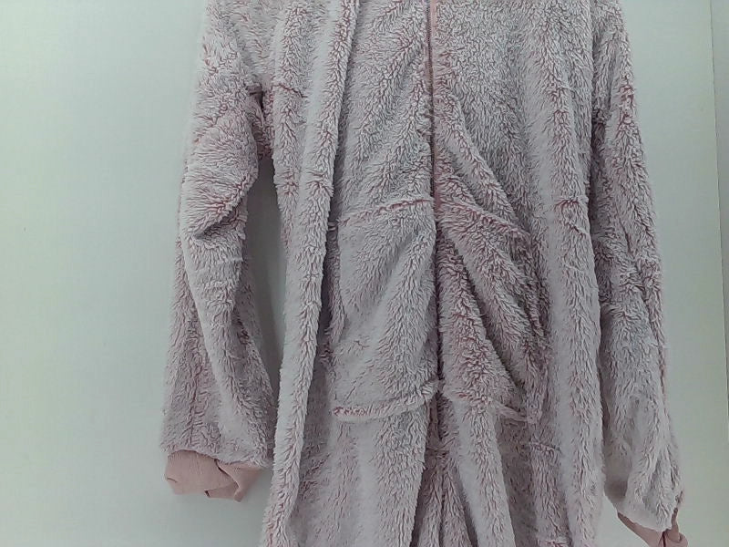 Women's Cozy Teddy Fleece Zip-Up Sleepwear - Medium