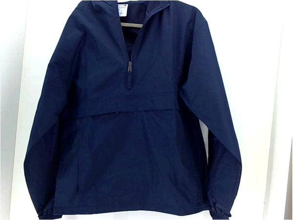 Champion Mens Jacket Regular Zipper Rain Jacket Color Navy Blue Size Medium