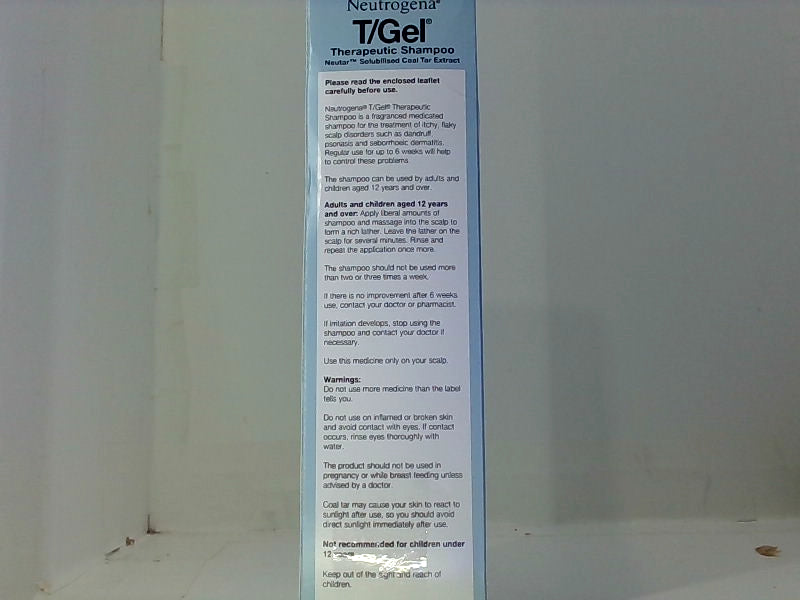 Neutrogena T Gel Therapeutic Shampoo 250ml for Scalp Care