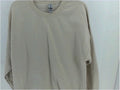 Gildan Mens Sweater Long Sleeve Pullover Color Beige Size Large