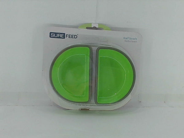 Surefeed Half Bowl Green Color MultiColor Size One Size