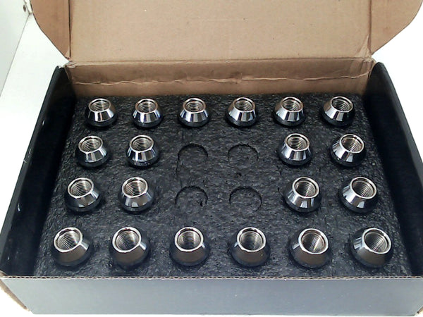 Zoffi 20-Piece Silver Lug Nuts Set for Vehicles