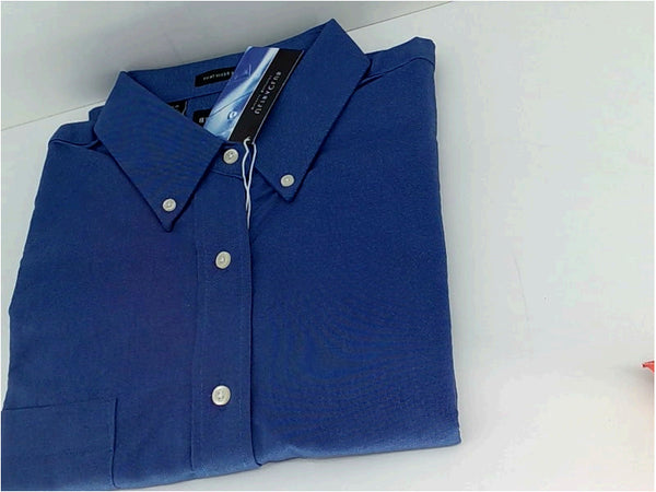 Ultraclub Mens T-Shirt Regular Short Sleeve T-Shirt Color Blue Size 4XLarge