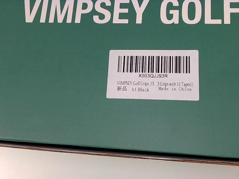 Vimpsey Golf Grips Set - Black/White, Pack of 13