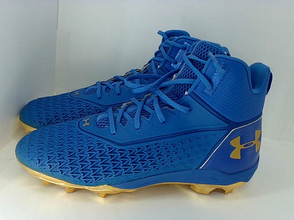 Under Armour Mens Hammer Mc Color Royal Blue/gold Size 14 Pair of Shoes