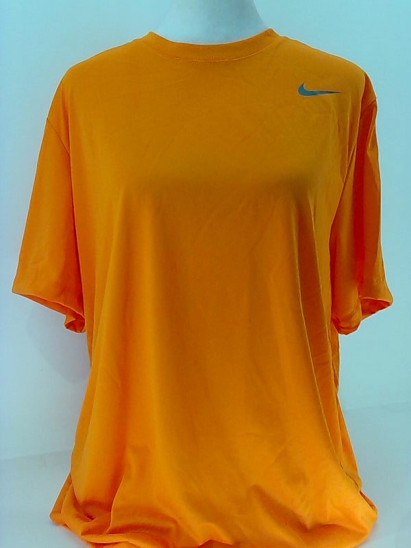 Nike Mens Team Legend Short Sleeve T Shirt University Orange Size Large