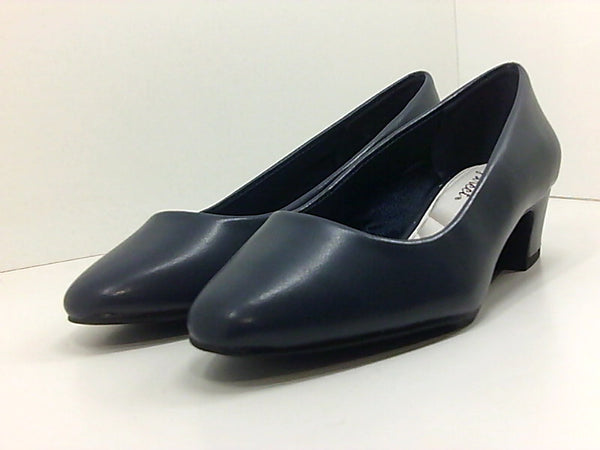 Easy Street Womens 30-2894 None Heels Color Navy Blue Size 7 Pair of Shoes