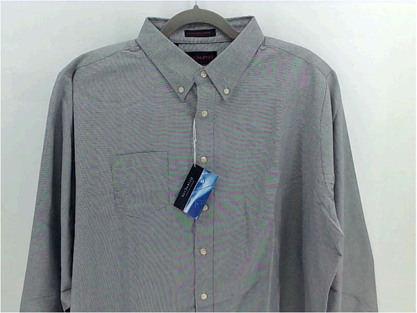 Ultra Club Mens Regular Long Sleeve Dress Shirt Color Light Grey Size XXLarge