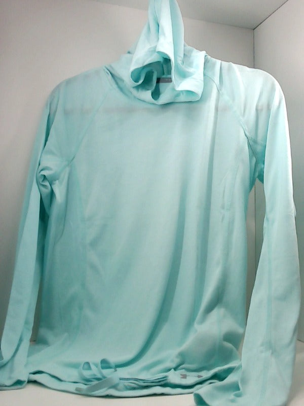 Womens Mens Cj0956-342 Regular Pull On Fashion Hoodie Color Light Blue Size Small